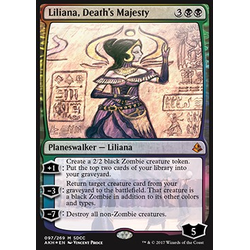 Magic löskort: Amonkhet: Liliana, Death's Majesty (Promo Foil)