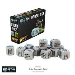 Orders Dice packs - Grey (12)