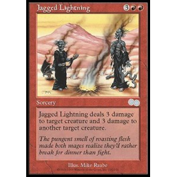 Magic löskort: Urza's Saga: Jagged Lightning