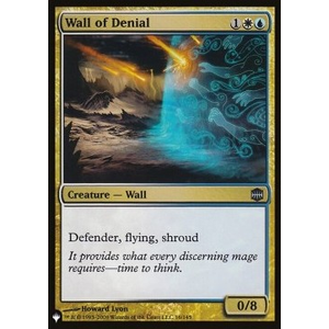 Magic löskort: The List: Wall of Denial