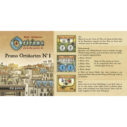 Orléans: Promo Ortskarten Nr.1 - Mini-expansion (DE/EN)