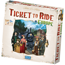 Ticket to Ride Europe 15th Anniversary Edition (sv. regler)