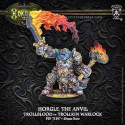 Trollbloods Horgle, the Anvil (Warlock)
