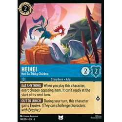 Lorcana Löskort: Azurite Sea: Heihei - Not-So-Tricky Chicken (Foil)