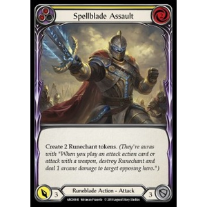 FaB Löskort: Arcane Rising First: Spellblade Assault (Yellow)