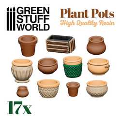 Plant Pot Resin Set