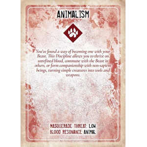 Vampire: The Masquerade (5th ed) - Discipline & Blood Magic Cards
