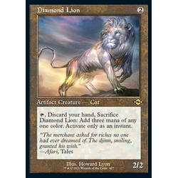 Magic löskort: Modern Horizons 2: Diamond Lion (alternative art)