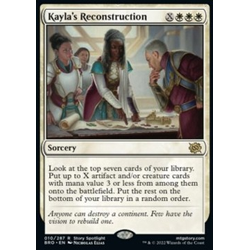 Magic löskort: The Brothers' War: Kayla's Reconstruction