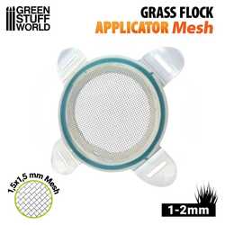 Grass Flock Applicator Tool Mesh Head - Small 1-2mm