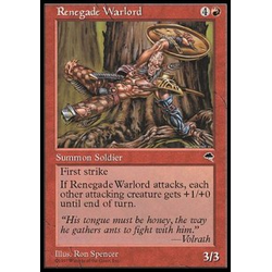 Magic löskort: Tempest: Renegade Warlord