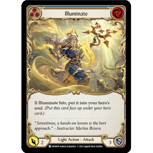 FaB Löskort: Monarch 1st Edition: Illuminate (Blue) (Rainbow Foil)