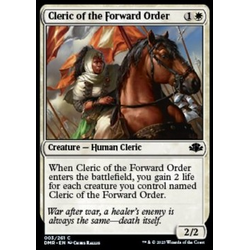 Magic löskort: Dominaria Remastered: Cleric of the Forward Order
