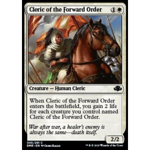 Magic löskort: Dominaria Remastered: Cleric of the Forward Order
