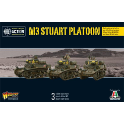 US M3 Stuart Platoon
