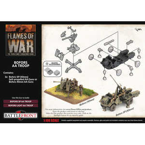 British Bofors AA Troop (plastic)