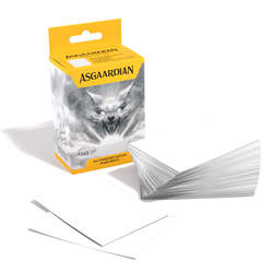 Card Sleeves Standard Plain White (104 in box) (Asgaardian)