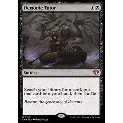 Magic löskort: Commander Masters: Demonic Tutor