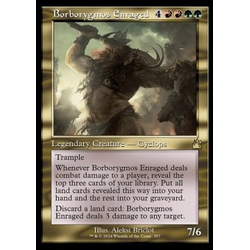 Magic löskort: Ravnica Remastered: Borborygmos Enraged (alternative art)