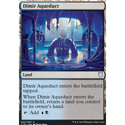 Magic löskort: Commander 2018: Dimir Aqueduct
