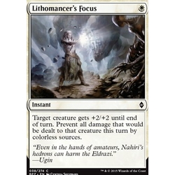 Magic löskort: Battle for Zendikar: Lithomancer's Focus