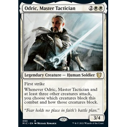 Magic löskort: Commander: Innistrad: Midnight Hunt: Odric, Master Tactician