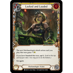 FaB Löskort: Arcane Rising Unlimited: Locked and Loaded (Yelllow) (Rainbow Foil)