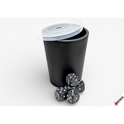 Chessex Cup-O-Dice Games Black