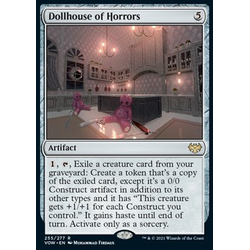 Magic löskort: Innistrad: Crimson Vow: Dollhouse of Horrors (Foil)