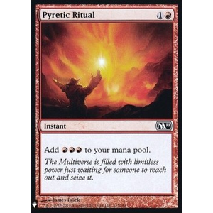 Magic löskort: Mystery Booster: Pyretic Ritual (Foil)