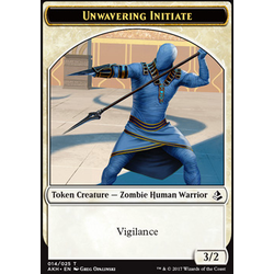 Magic löskort: Amonkhet: Unwavering Initiate Token