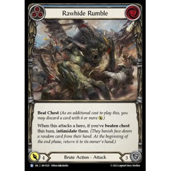 FaB Löskort: Heavy Hitters: Rawhide Rumble (Blue) (Rainbow Foil)