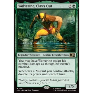 Magic löskort: Commander: Marvel Super Heroes: Wolverine, Claws Out