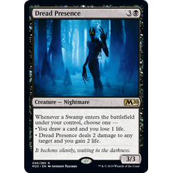 Magic löskort: Core Set 2020: Dread Presence