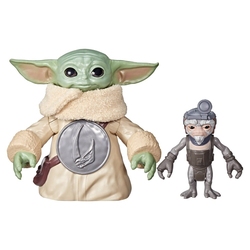 Star Wars Electronic Action Figure: The Mandalorian & Grogu - Huggin' Grogu & Anzellan