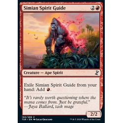 Magic Löskort: Time Spiral Remastered: Simian Spirit Guide (Foil)
