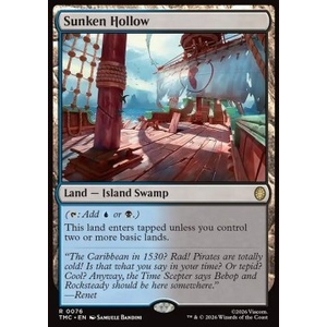 Magic löskort: Commander: Teenage Mutant Ninja Turtles: Sunken Hollow