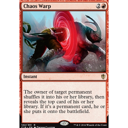 Magic löskort: Commander 2016: Chaos Warp