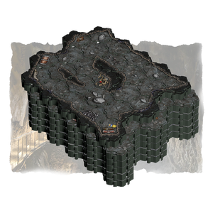 Lorescape Modular Hex-terrain Interior Set: Caverns