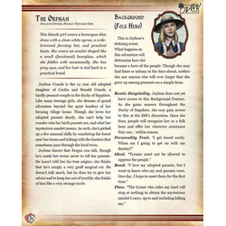 Here & Back Again: Character Cards  (5E)