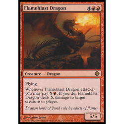 Magic löskort: Shards of Alara: Flameblast Dragon (Foil)