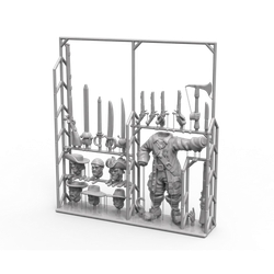 Port Royal: Customizable Male Character Sprue (resin) (1)