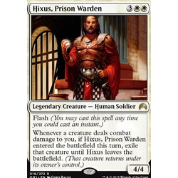 Magic löskort: Origins: Hixus, Prison Warden (Foil)