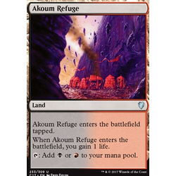 Magic löskort: Commander 2017: Akoum Refuge