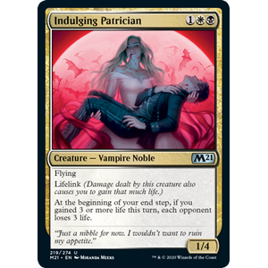 Magic löskort: Core Set 2021: Indulging Patrician
