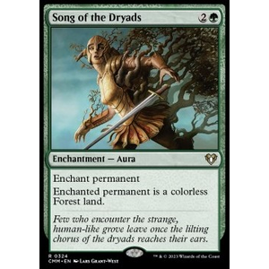 Magic löskort: Commander Masters: Song of the Dryads (Foil)