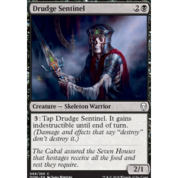 Magic löskort: Dominaria: Drudge Sentinel (Foil)