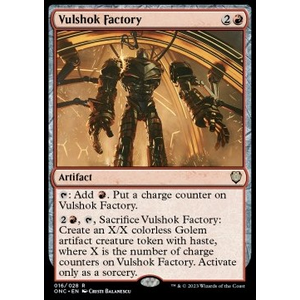 Magic löskort: Commander: Phyrexia: All Will Be One: Vulshok Factory