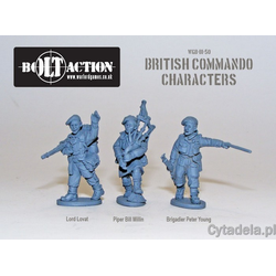 British Commando characters (Lord Lovat, Piper Millin & Brigadier Young)