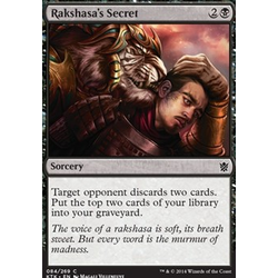 Magic löskort: Khans of Tarkir: Rakshasa's Secret